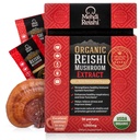 Ekološka Reishi goba Ekstrakt sadja-Body Powder 35% Beta Glucan – 100% Pure, Premium in Organic – 30 Servings – Ganoderma Lucidum, Lingzhi, Čaj