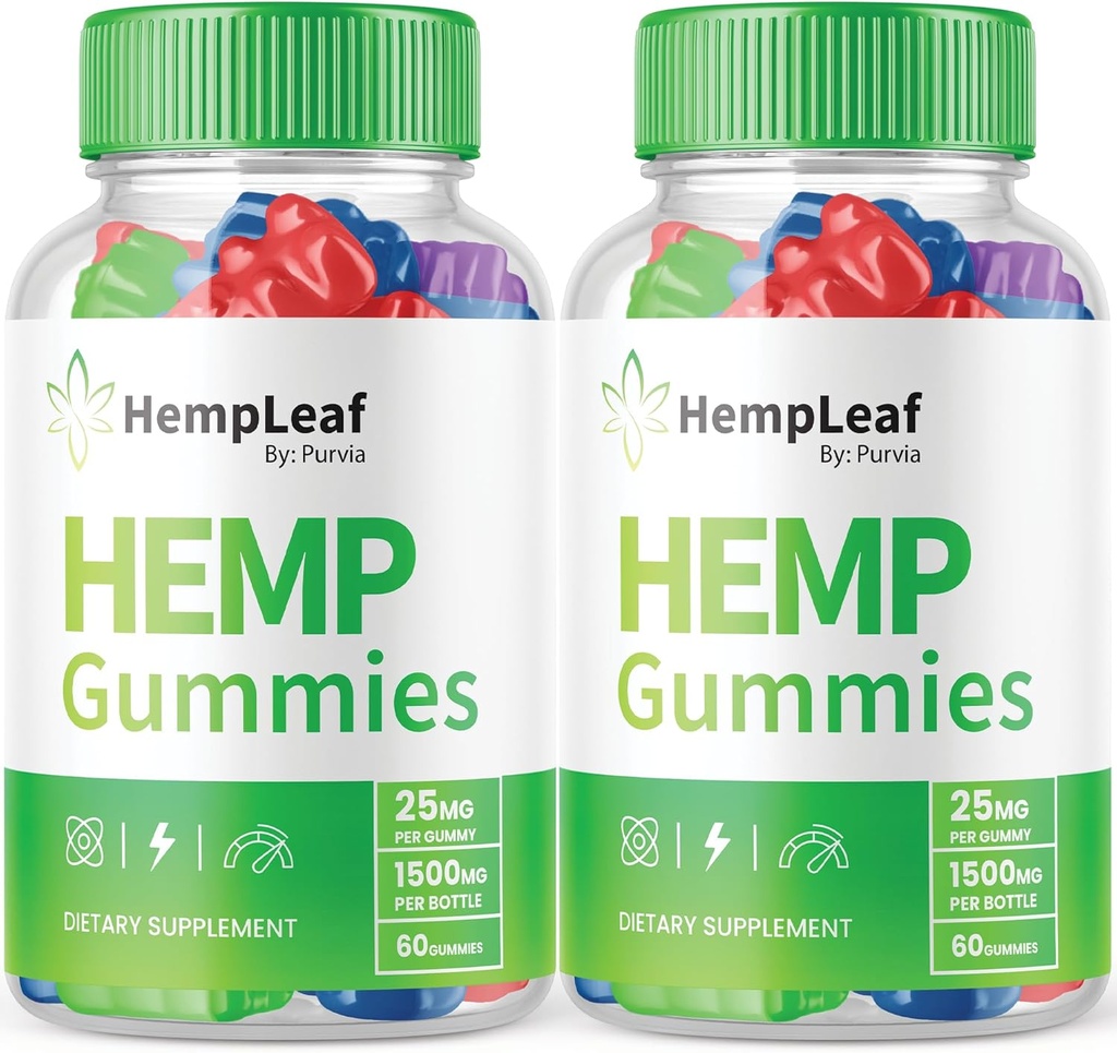 (2 paket) Hemp Leaf Gummies - Uradna Formula - Hemp Leaf Gummies z izvlečkom konoplje, Napredna moč Zen Performance Komp Mešanica, Zen Boost Hemp Gummies Največja moč, Zen Gummies (120 Gummies)
