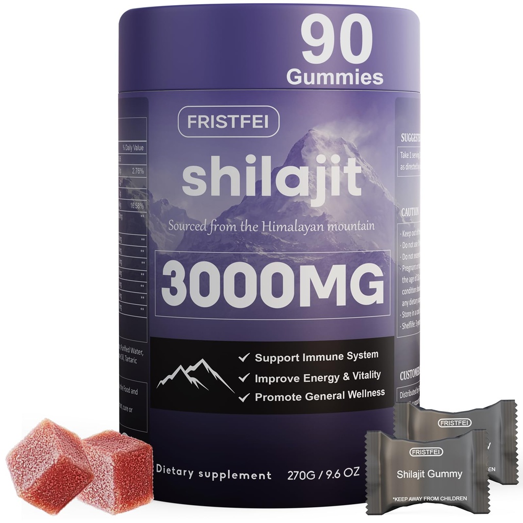 Čisti himalajski Shilajit Gumiji za moške in ženske - 100% naravni in organski 