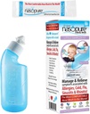 Nazopure Nazal Wash, mali vzorčevalnik Kit, “Nicer Neti Pot” Sinus Wash Kit, Udobno nosna cev 4 Oz Steklenica & 4 Sol Packets (3,75 Gr vsak), Nasal Congestion, hladno, alergija, Nazal namakanje