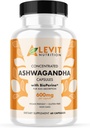 Organic Ashwagandha 600mg - 60 Count (2-mesečna zaloga) - Vegan - BioPerin za boljšo absorpcijo - Stres, Mood & Wellbeing Podpora