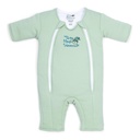 Magic Sleepsuit Baby Merlin's Cotton Baby Swaddle tranzition Product - Soft and Cozy Design, dvojni Zipper za enostavne spremembe, spodbuja varno spanje, 3-6 mesecev - Sage Green - velike 18-21lbs