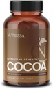 Nutriissa Cocoa kapsule 2000mg - Napredno zdravje srca, dušikov oksid in kroženje Podpora - 500mg Cocoa Flavanols na strežbo - EPEB Certified for Purity & Potency - Vegan, 120 Kapsule, 40 Servisi