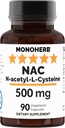 N-acetil-L-Cysteine - NAC - 500 mg - 90 Veg kapsul