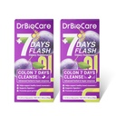 DrBioCare Colon 7 dni Čistite, 7 dni Flash, Colon Cleanse, Detox & Prebavna podpora, Prune Flavor - 14 paketov
