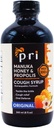 P.R.I Naravno suho kašelj Sirup z Manuka med, Propolis, olje čajno drevo in vitamin C - boleče grlo in imunske podpore, Original Flavor, 8oz