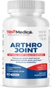 Arthro Joint Glucosamine MSM + Hyaluronic Acid Tablet, podpira zdravo skupno strukturo, funkcijo in udobje, Non-GMO, Gluten Free, Soy Free, 60 Število (Pack od 1)