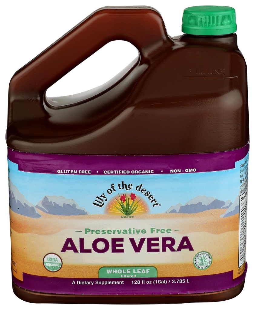 Lily Desert Aloe Vera Gel, cel list, filtrirana, 1 štev.
