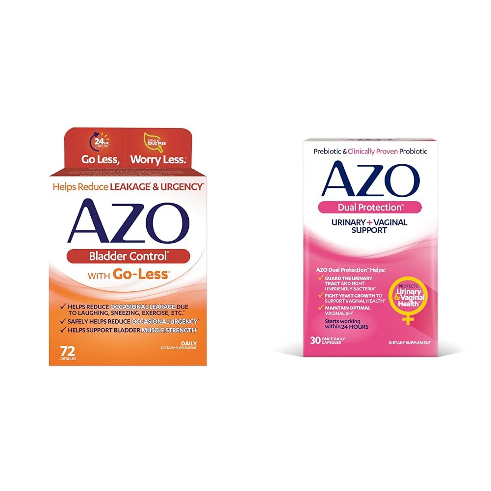 AZO Bladder Control z Go-Less Daily Supplement 