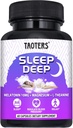 Melatonin 10 mg z L-teanino, magnezijem in več podpore za spanje za odrasle 