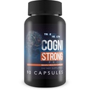 Cogni Strong Pro - Brain Health Supplement for memory, Focus, Clarity, & Mood - Brain Health Supplements za odrasle z ginseng, kurkuma, zeleni čaj, & vitamin D - Nootropic Brain Booster