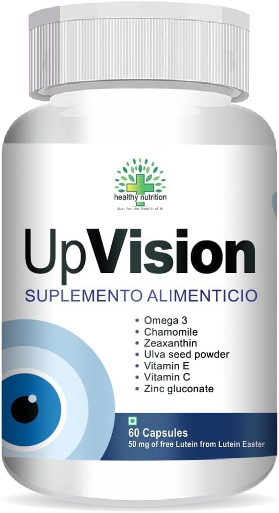 Generic Upvision Oce Care Supplemnt za zdravje oči z Omega-3, Vitamin E, VIT A, VIT C, Lutein, Zeaksantin, VIT B2 Vegetarian 60 Kapsule-Pack po 1