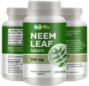 Neem tablete - 100% Pure (Azadirachta Indica) (240 Count - 500mg) 120 dni dobave (1 paket)