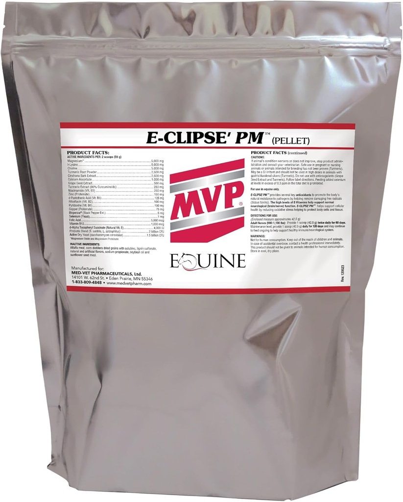 E-klipse PM (12 lb) Nevrološko zdravje/imunska podpora za konje