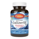 Carlson - Cod Jetra Oil Minis, 280 mg Omega-3s + Vitamini A & D3, Podpora srcu in kognitivne funkcije, Vizija zdravje, 250 Mini Soft Gels