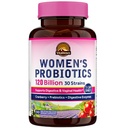 Probiotiki Vitalitown za ženske 120 milijard CFU, 30 sevov, s prebiotiki in pregestivnih encimov & Cranberry, Gut & Vaginal Health, Vegan 30 Zapozneli izpust kape