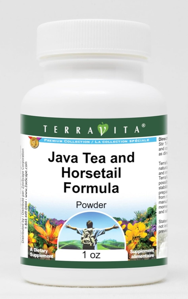Java čaj in konjski rep Formula prašek (1 oz, ZIN: 514005)
