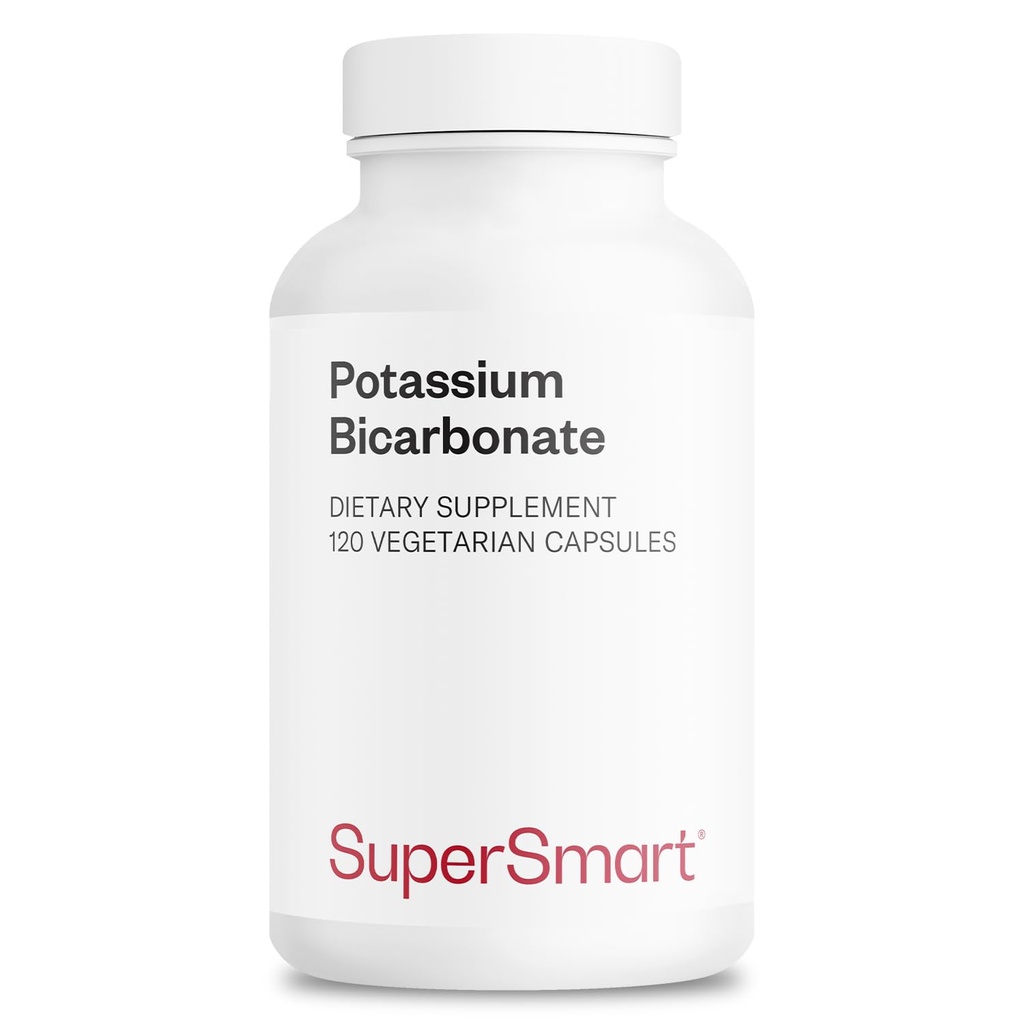 Superpametni - kalijev bikarbonat 5400 mg na dan (veliki odmerek) - elektrolitski mineral - kislinsko-bazni pH - srce, mišice in živec zdravje 