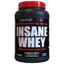 Insane Labz Insane Whey, 100% Muscle Building Whey Protein, BCAA Amino Profil, Mass Gainer, Meal zamenjava (Birthday Cake, 30 Serving)