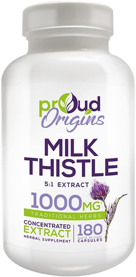 1000mg Milk Thistle pomaga ohraniti zdravo funkcijo jeter, Optimizirati zdravje, hitro sproščanje, Gluten brezplačno dopolnila - 6-mesečna dobava