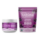 Ultima Replenisher Electrolyte Powder Drink Mix Bundle – Sugar Free – Grozdje, 30 Serving Canister in 20 Stickpacks – 6 Elektroliti in minerali – Keto prijazno, Vegan, Non-GMO