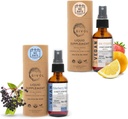 Organska borovnica-sambucus nigra (ekstra moč) in vitamin C ekstra moč spray meglica: dnevna absorpcija Tekoči ekstrakt - Non-GMO - Imune Boost Optimizira koristi Wellness