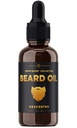 NutraChamps Beard Oil conditioner - Neokusna Devica Argan, Jojoba, Grapeseed Oils & More for Beard Growth - Mehkužci in krepi brade in Mustaches za moške - Premium Signature Prime Beard Mešanica