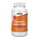 Zdaj dopolnila, Prenatal Gels + DHA z 250 mg DHA na odmerek, plus Borage Oil (GLA), 180 Softgels
