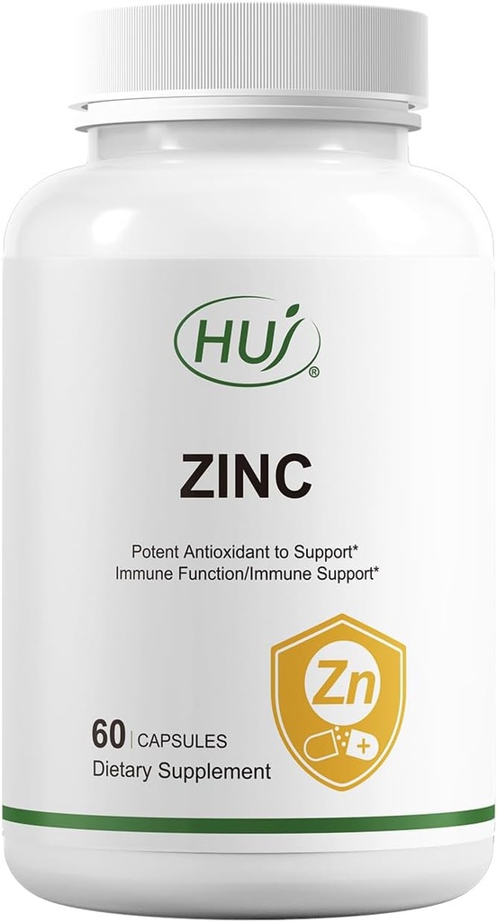 Zinc, 60 kapsul, močan antioksidant za imuno podporo