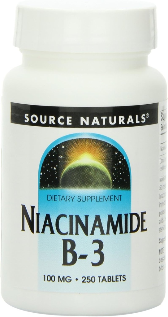 Vir Naturals Niacinamid Vitamin B-3 100mg, 250 tablet (paka 3)
