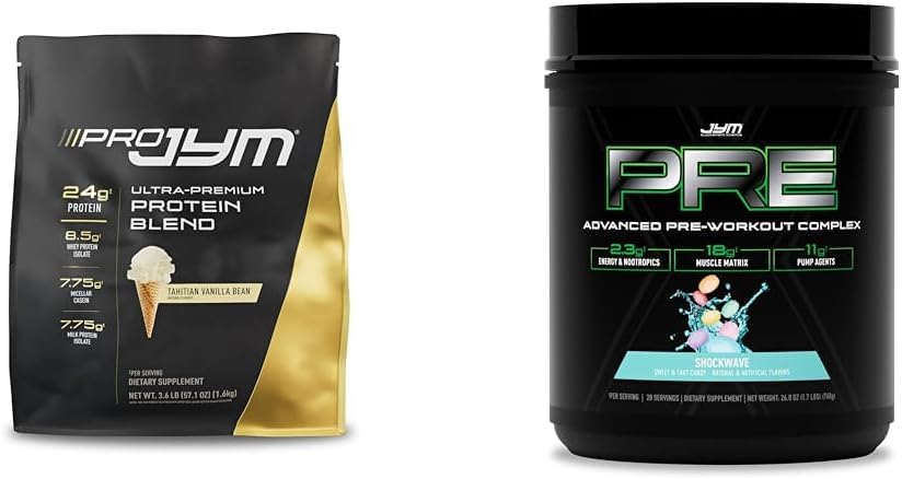 PRO JYM 45 Servisi Beljakovine Powder paket z PRE JYM X Predworkout