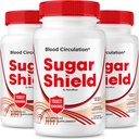 NutraRize (paket 3 Sugar Shield podporo krvi tablete, Največja moč Formula kapsule, naravna mešanica krvi kompleks, pregledi (180 kapsul)