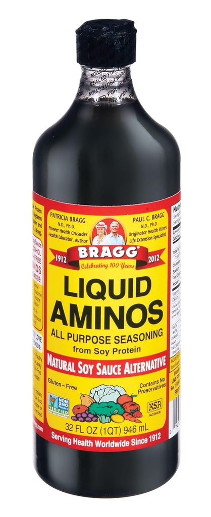 Bragg Aminoproteinski koncentrat, tekoči, 32 Ounce (paka po 12)