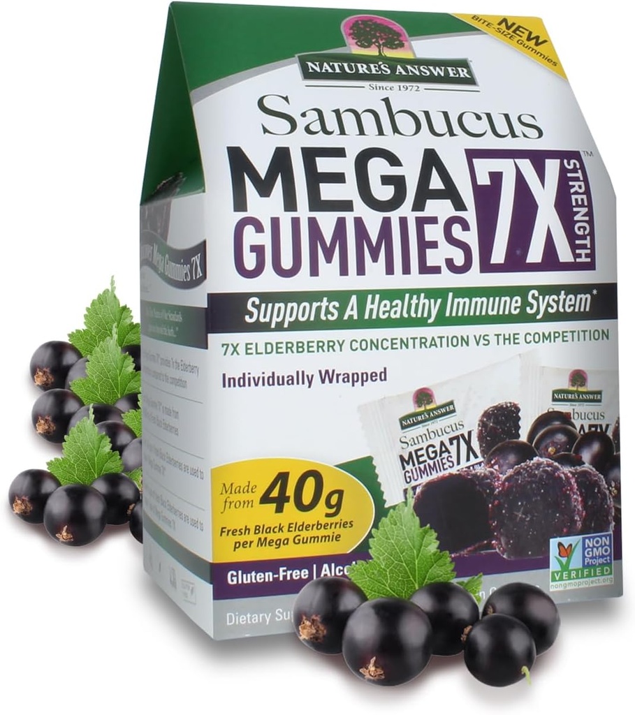Odgovor narave Sambucus Mega Gumies 