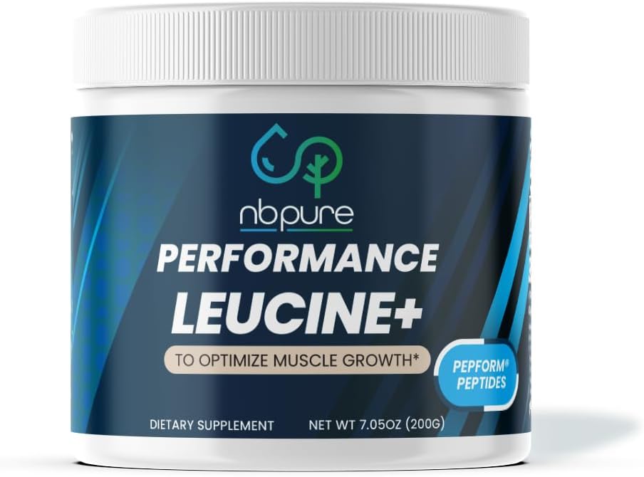 nbpure Performance Leucine+: PepFormTM Leucine Peptides – Essential post-workout Aminokislina za izgradnjo mišic in regeneracijo + zmanjšanje mišičnega zamaševanja