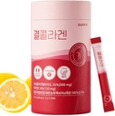 LEMONA Official Kyul Collagen, Korea Vital Marine Collagen Peptides Powder 500 mg za ženske z vitaminom C za rast las, nohtov, kože, kosti in skupno zdravje nizko molekularno (60Stick*2g, limonina aroma)