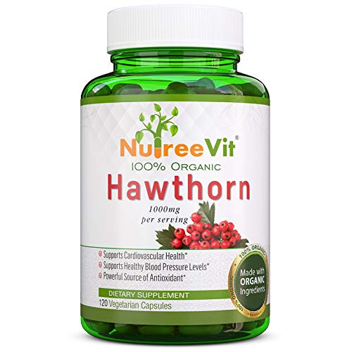NutreeVit 100% Organic - Hawthorn Berry Powerful Superfood Formula (320 kapsul)