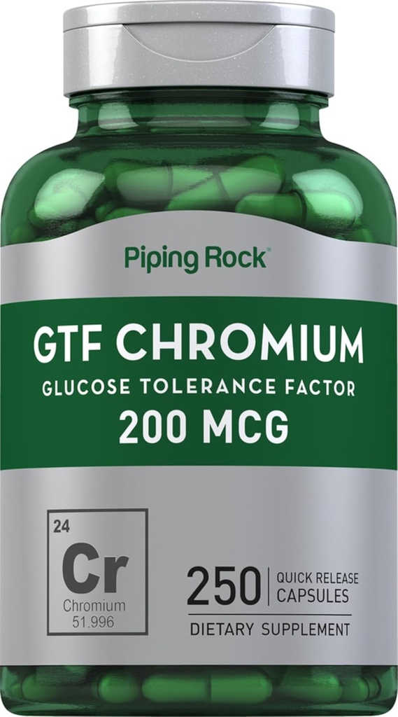 Piping Rock GTF Chromium 200 μg 
