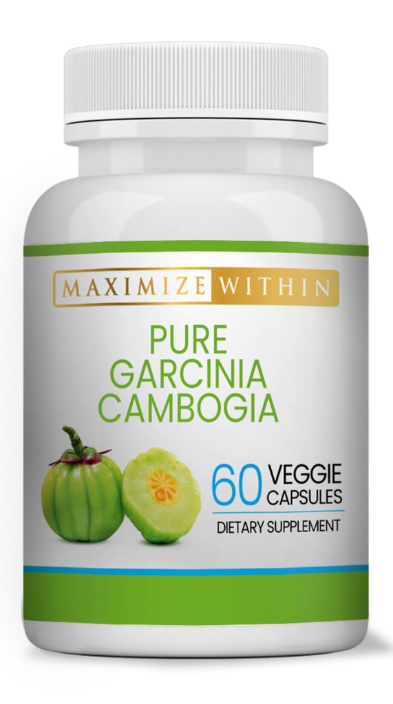 Maksimalna Slim 100% Pure Garcinia Cambogia dodatek - HCA Extract - Hujšanje Formula za moške in ženske - Ne-GMO, Gluten Free - 60 kapsul