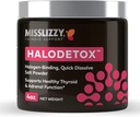 Miss Lizzy HaloDetox – Pure, Nerafinirana roza sol v prahu z 80 Minerali za Halogen Detox Bromin, Klor, & Fluoride, Replenish elektroliti, in podpora zdrave ščitnice in nadledvične funkcije – 4oz