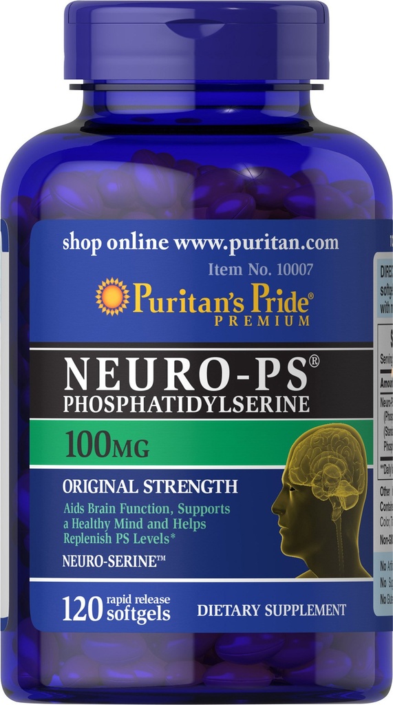 Puritan's Pride Neuro-PS 100 mg softgels, 120 število