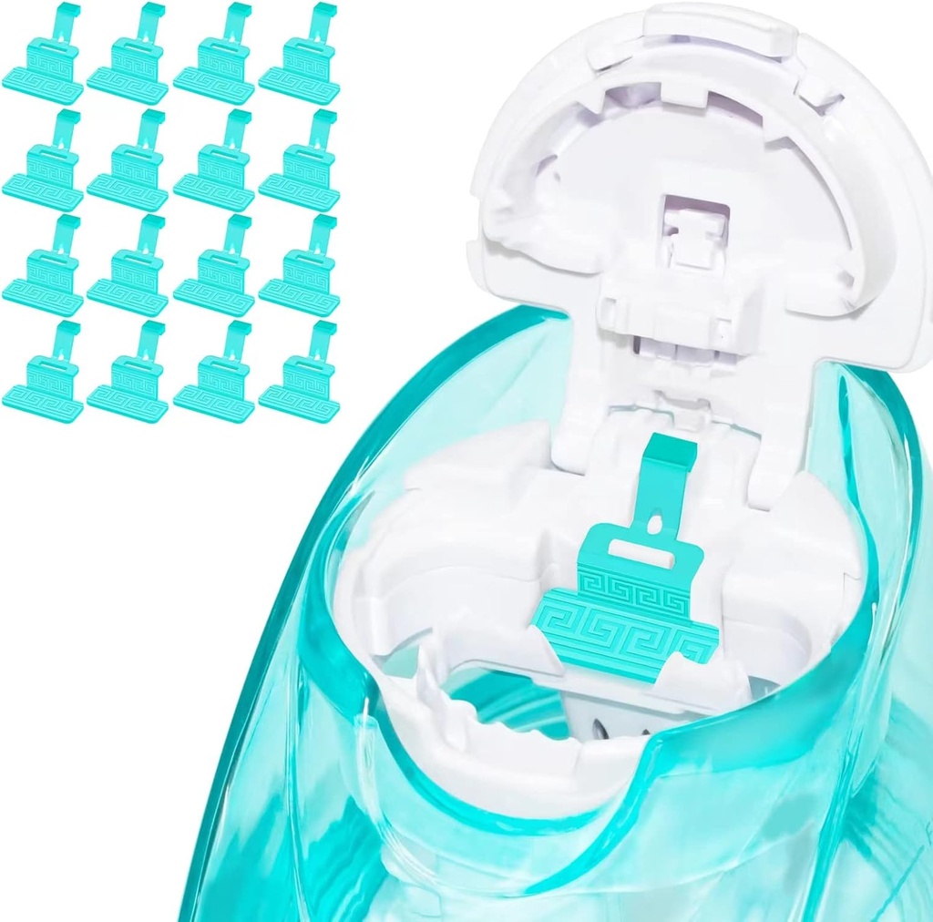 FireAnt Silicijeve soli Pods ponovno napolni pribor Združljiv z Navage Nazal Care, 16 Pack Reaser Silicijeve soli Pads ponovno napolni zamenjave, enostavno delovanje (Svetlo modra 16 Packs)