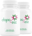 DopaZest- Podpora za mentalno jasnost, možgane in možgane Megla*. (120 kapsul) 2 pakiranji