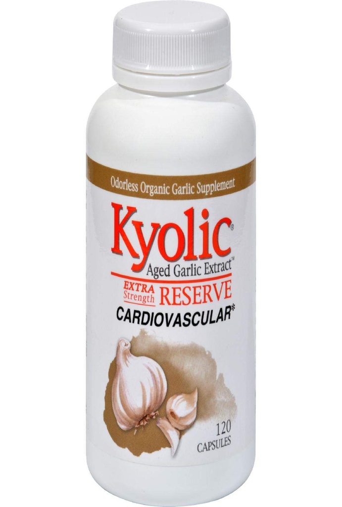 Kyolic Reserve Starano Česen Extract 600 Milligrams 120 kapsul