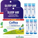 Boiron Coffea Cruda 30C - 6 Total Blue Tubes - Homeopatska pomoč za spanje za nemirno spanje, duševno hiperaktivnost, Racing misli, in težavno spanje z Blue Ink Pen