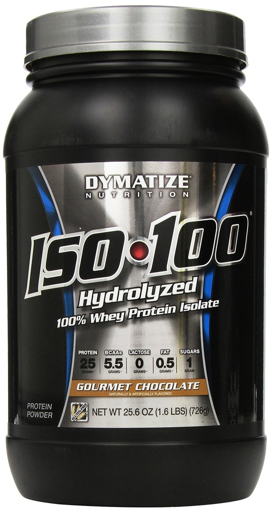Dymatize ISO 100 Whey Protein Powder s 25 g hidrolizirane čokolade, 1,6 funta (paket s 1), 25,6 ounce