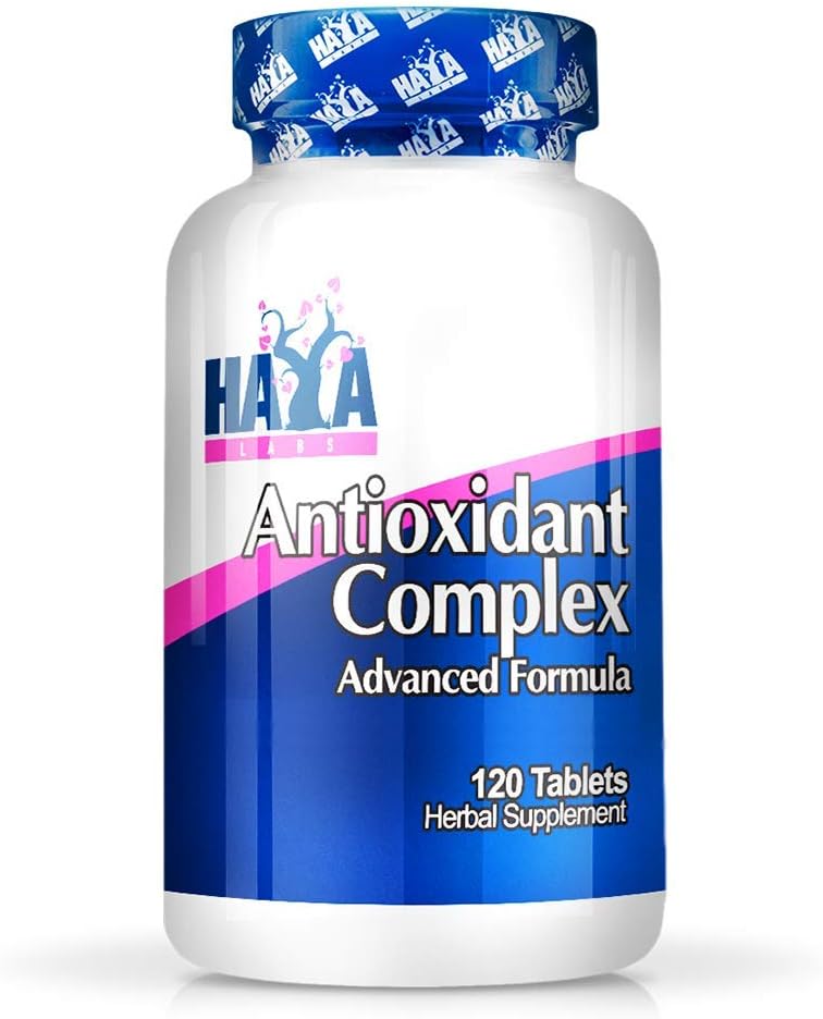 Haya Labs Antioksidant Complex 120 Tabs. Močan, antioksidant karotenoid kompleks z luteinom, Zeaksantinom, beta karoten in vitaminom E 