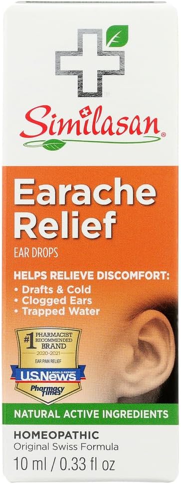 Similasan Earache Relief kapljice 0.33 OZ - Nakup paketov in SAVE (paket po 4)