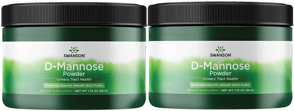 Swanson D-Mannose Powder 1.75 Ounce (50 g) Pwdr (2 Pack)