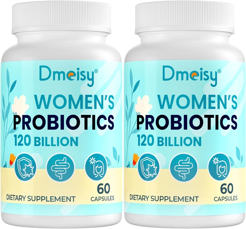 120 milijard CFU probiotik - menopavza podpora probiotiki za ženske, naravna menopavza probiotični dodatek za vroče Flashes noč potenje Mood swings Hormone Balance Gut & Imune Health- 120 Caps
